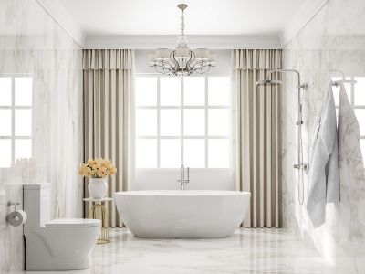 Luxurious Bathtub Setup